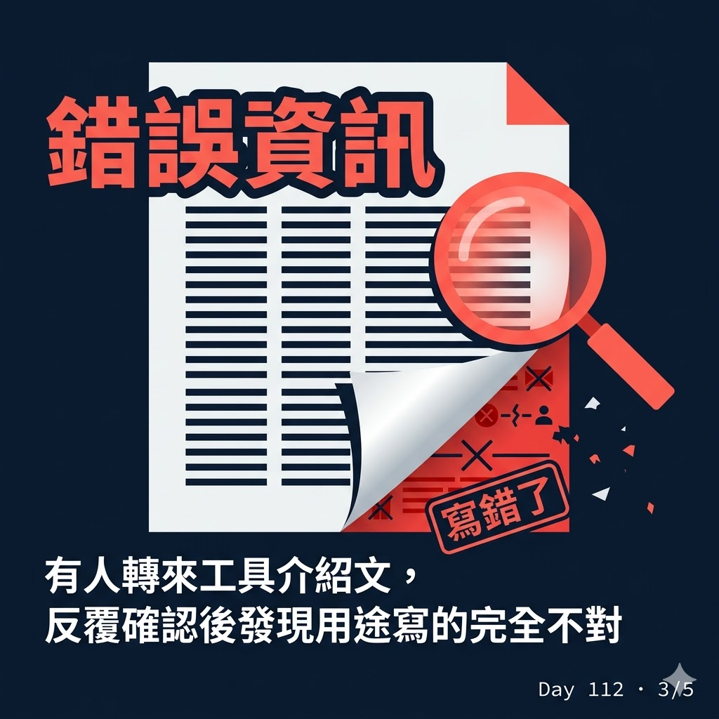Day 112 跟不上 AI 不是你的問題,是沒人幫你過濾雜訊 — 投影片 3