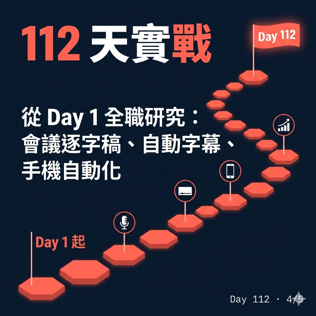 Day 112 跟不上 AI 不是你的問題,是沒人幫你過濾雜訊 — 投影片 4