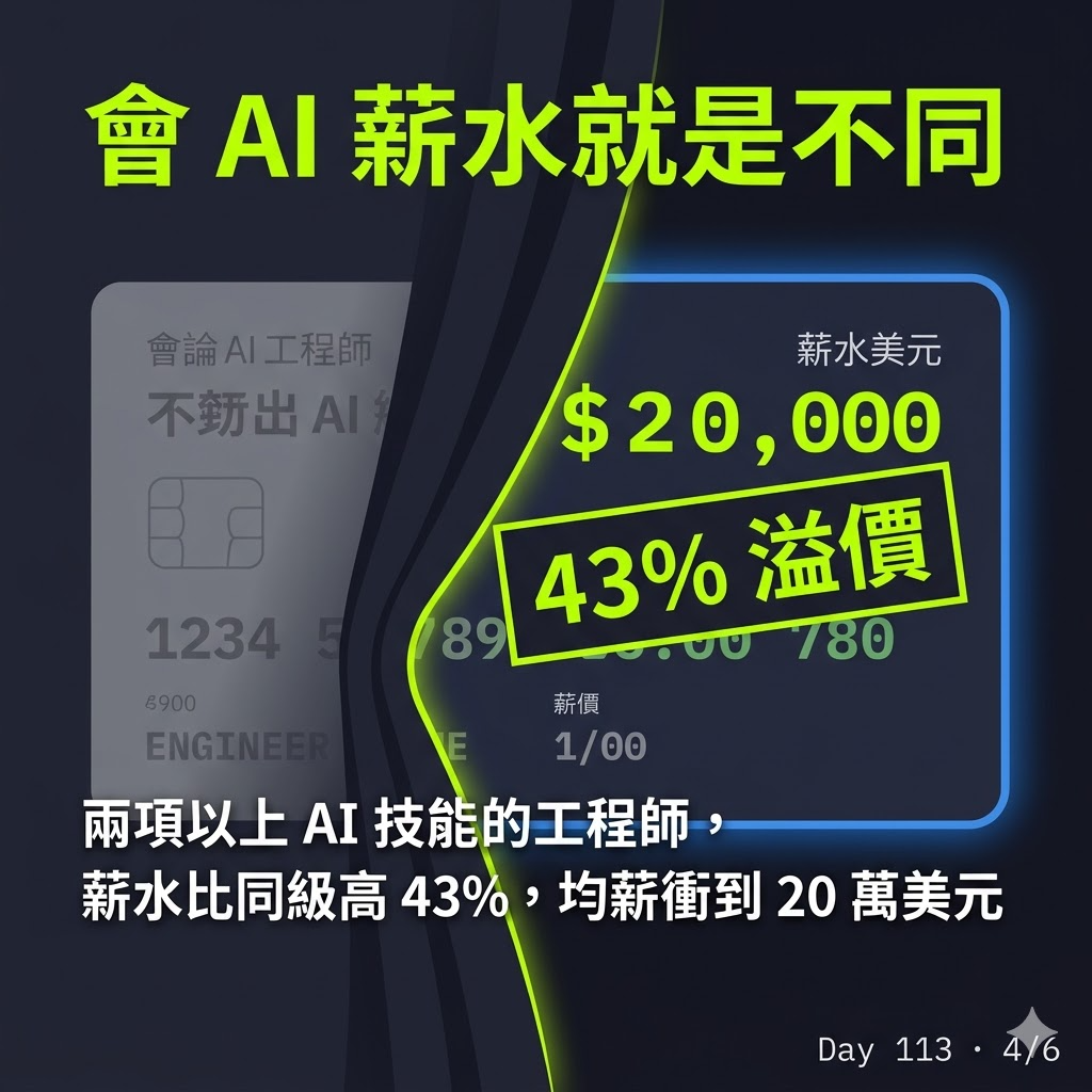 Day 113 AI 時代軟體工程師會被淘汰?最新數據說的跟你想的不一樣 — 投影片 4