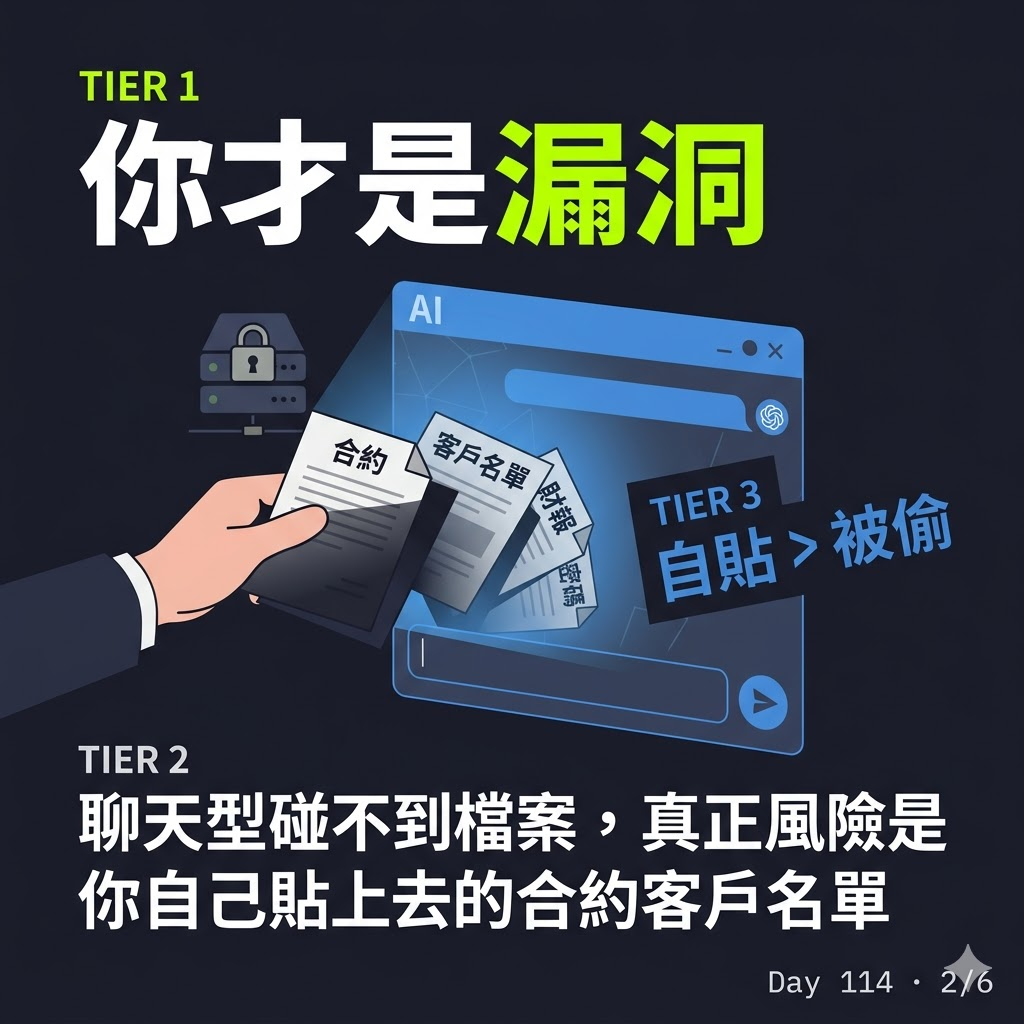 Day 114 Claude Code 資安新手問答:偷資料、刪檔、能幫我什麼 — 投影片 3