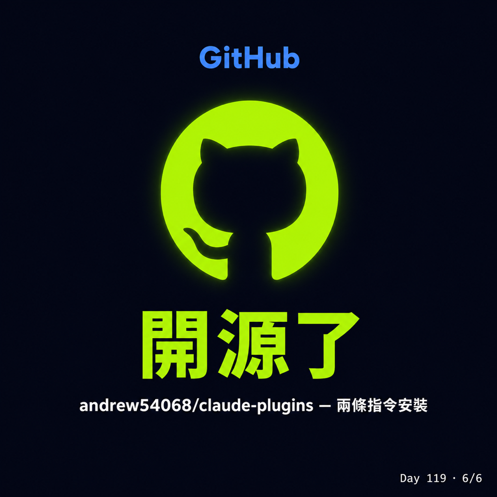 Day 119 把 /skills-manager 開源了 — 投影片 6