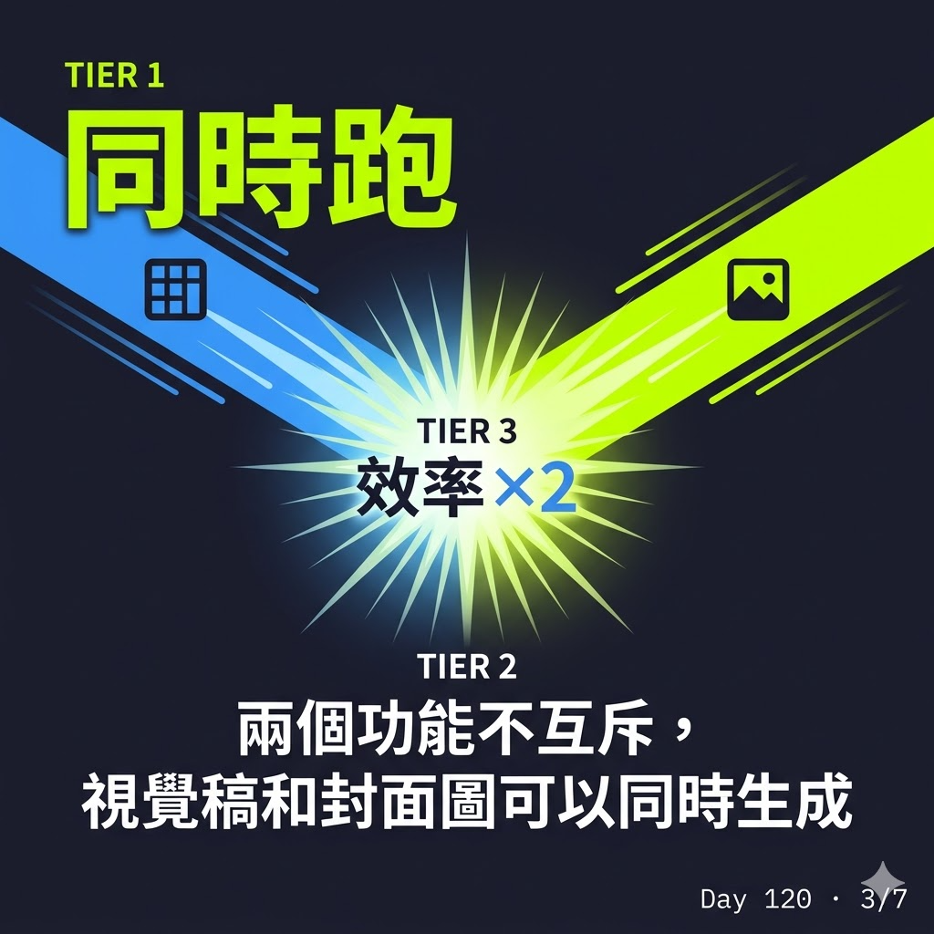 Day 120 不是 Claude vs Codex,而是 Claude AND Codex:$200 的 AI 工具訂閱策略 — 投影片 3