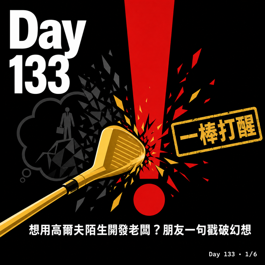 Day 133 朋友一棒打醒天真的我 — 投影片 1