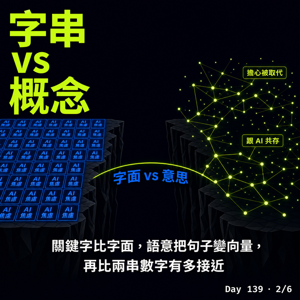 Day 139 朋友找不到我寫過的舊文,所以我幫網站加上語意搜尋 — 投影片 2