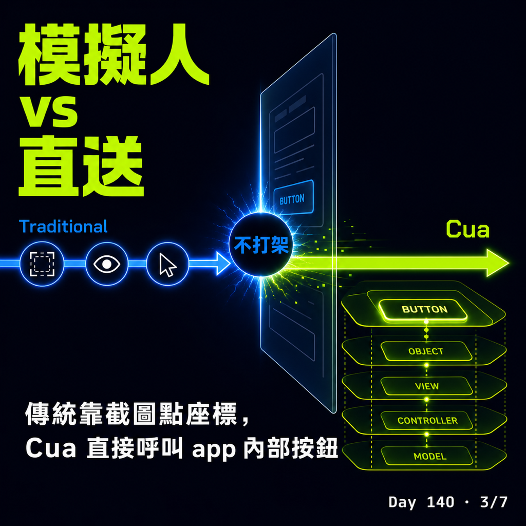 Day 140 跟 AI 一起用同一台 Mac — 投影片 3
