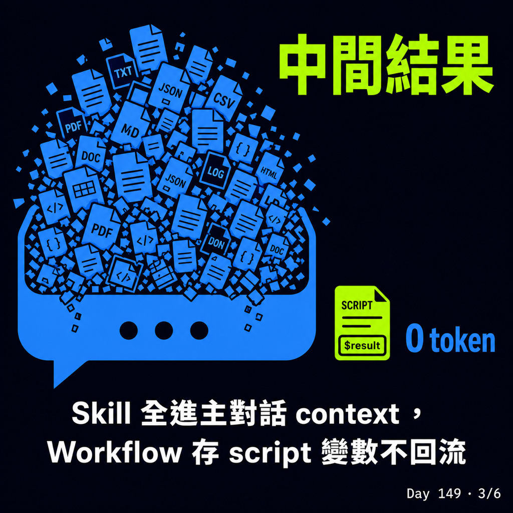 Day 149 Workflow 跟 Skill 終於分家 — 投影片 3