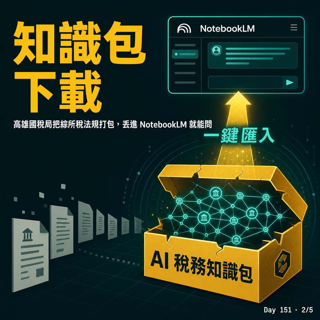 Day 151 報稅不用自己讀完,丟給 NotebookLM 就好 — 投影片 2