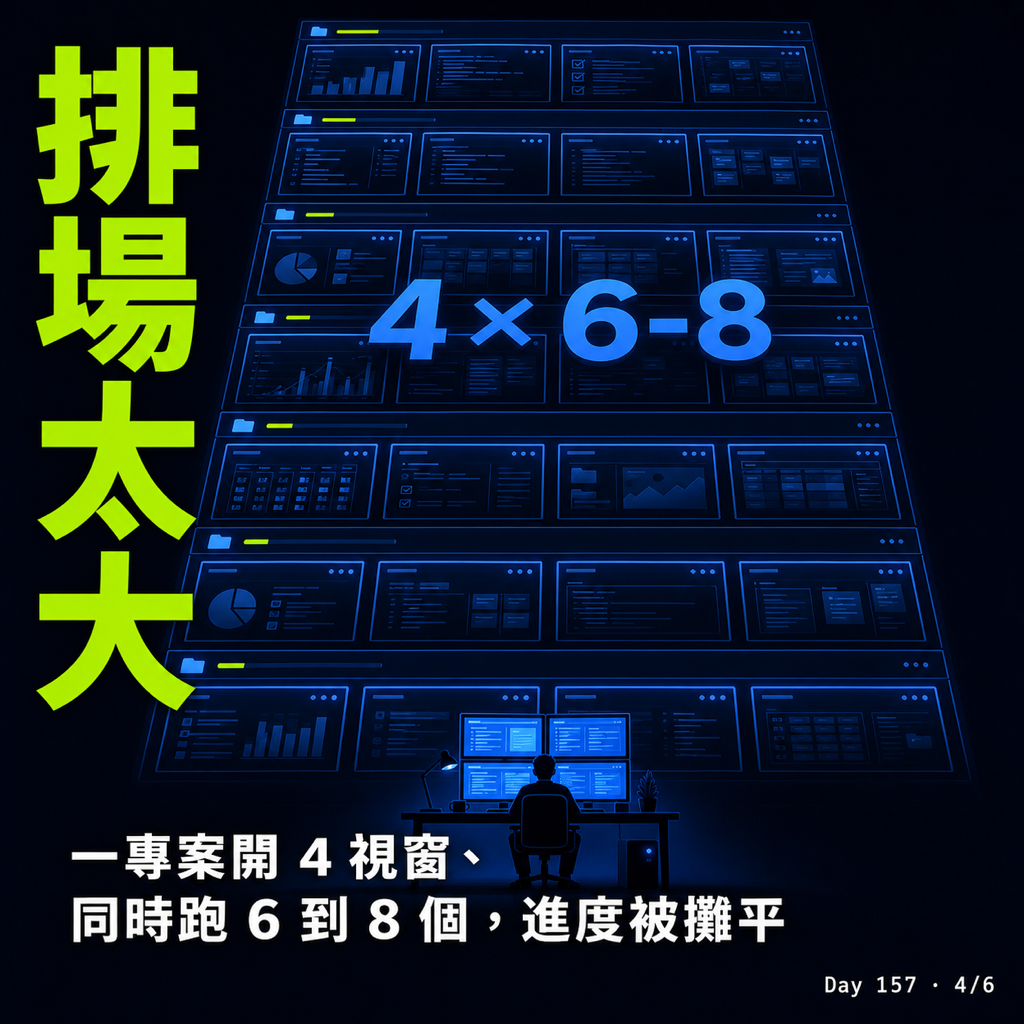 Day 157 AI 幫我做事,注意力卻被犧牲 — 投影片 4