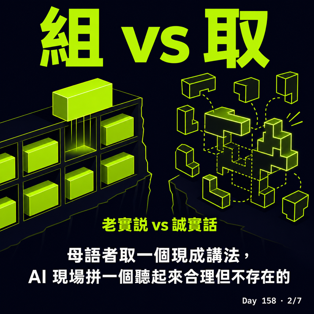Day 158 AI 的怪詞為什麼列不完 — 投影片 2
