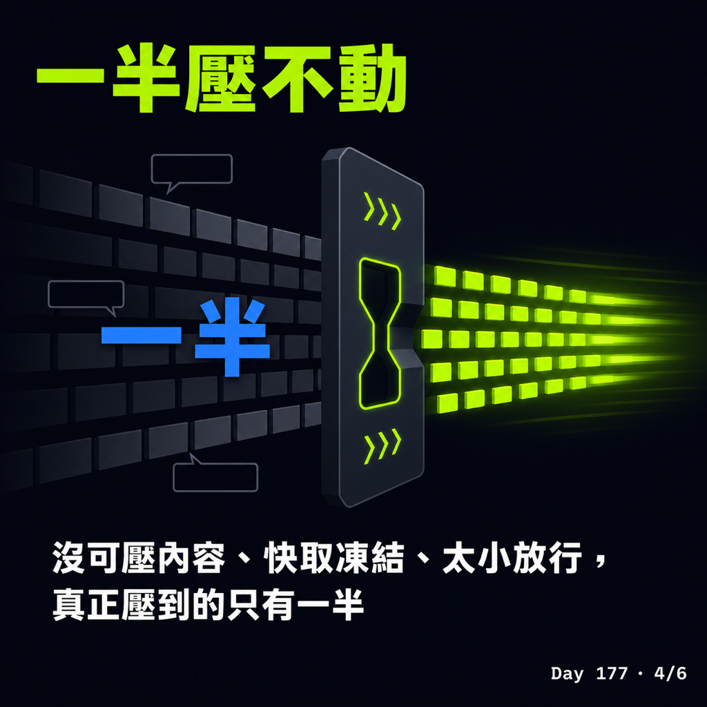 Day 177 省 token 的 Headroom 實測 — 投影片 4