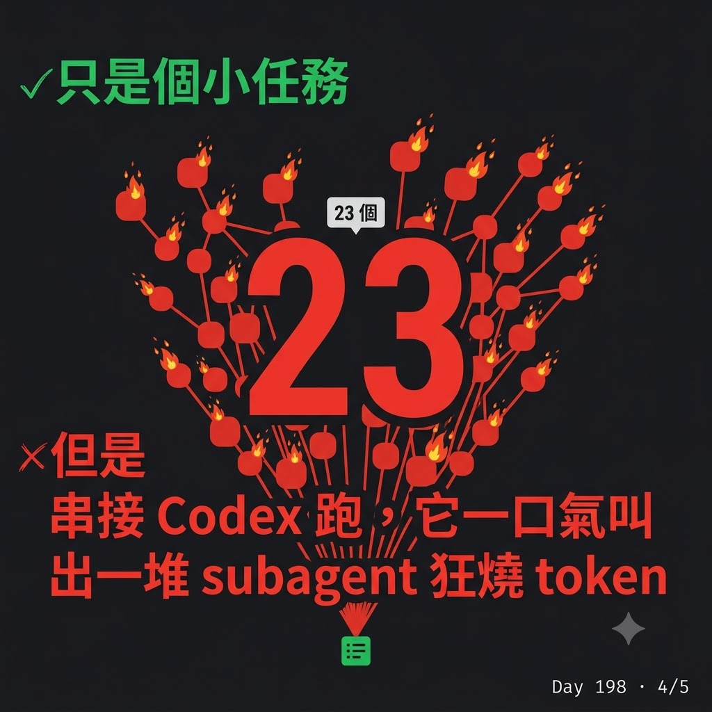 Day 198 Codex 降智 別被單一 AI 綁死 — 投影片 4