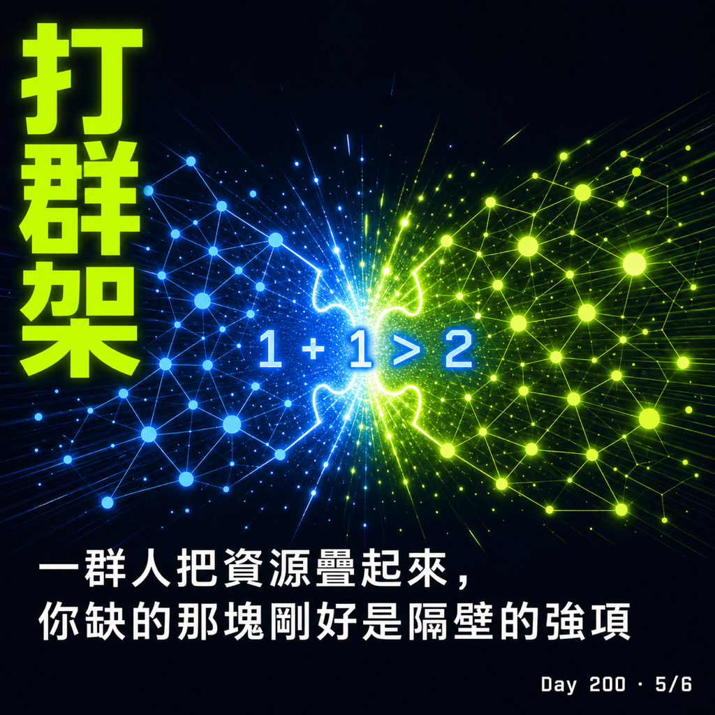 Day 200 派 Agent 先去交流 — 投影片 5