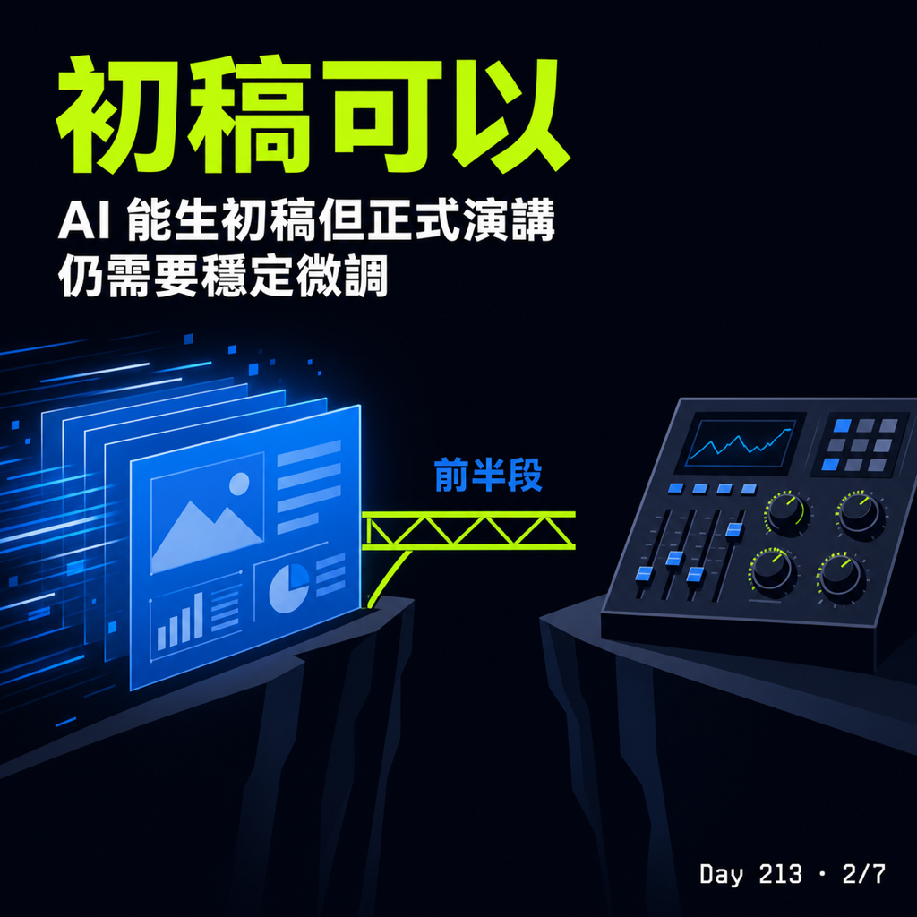 Day 213 Open Slides 離好用還差一步 — 投影片 2