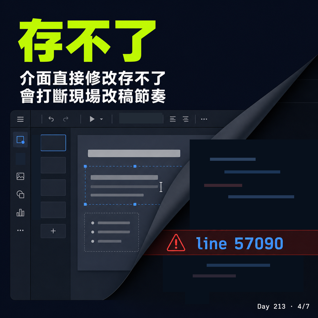 Day 213 Open Slides 離好用還差一步 — 投影片 4