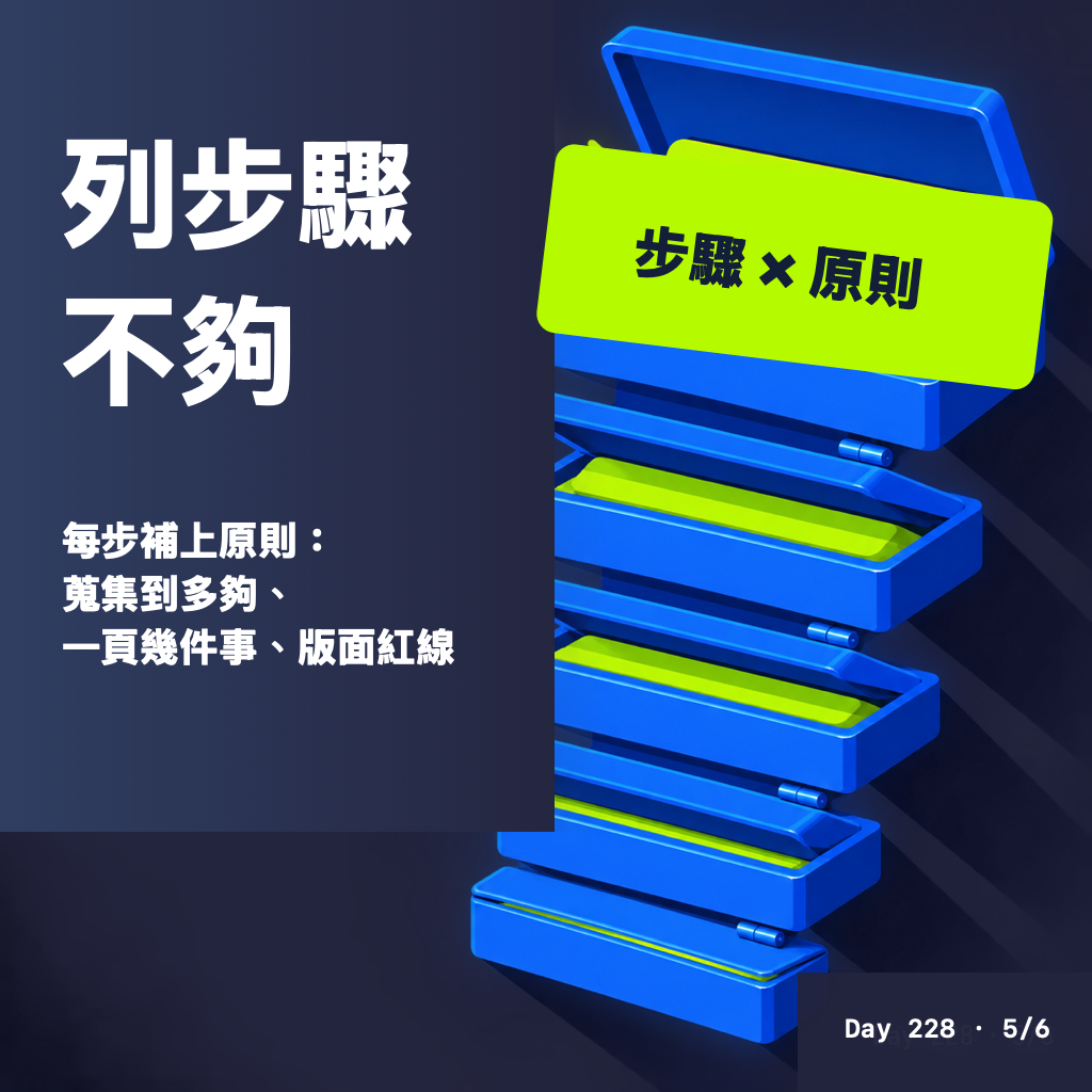 Day 228 把隱性知識提煉出來 — 投影片 5