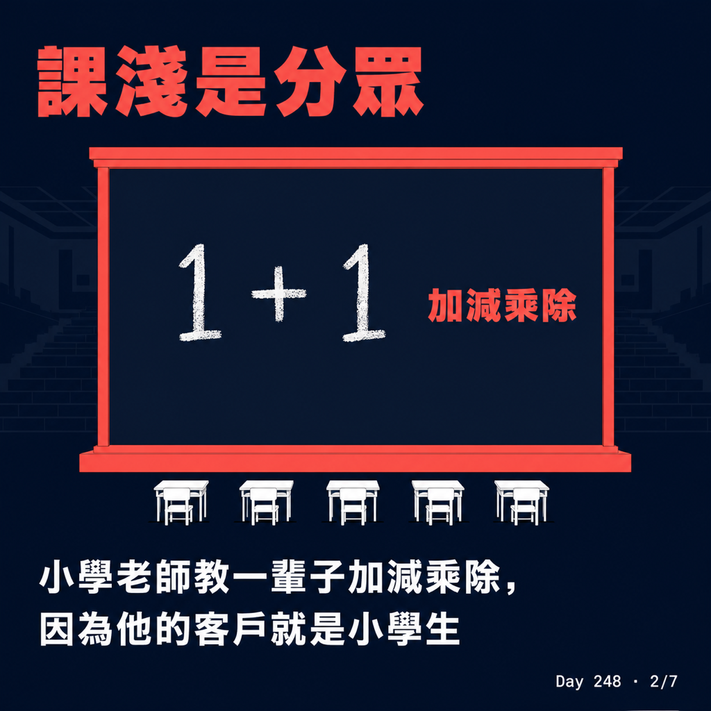 Day 248 開課割韭菜這件事 — 投影片 2