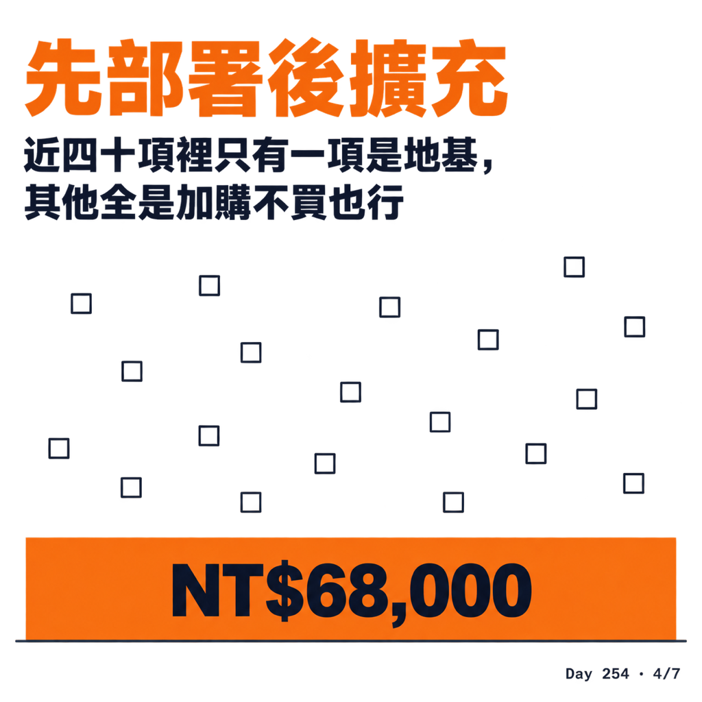Day 254 把報價單改成一份可以勾選的選單 — 投影片 4
