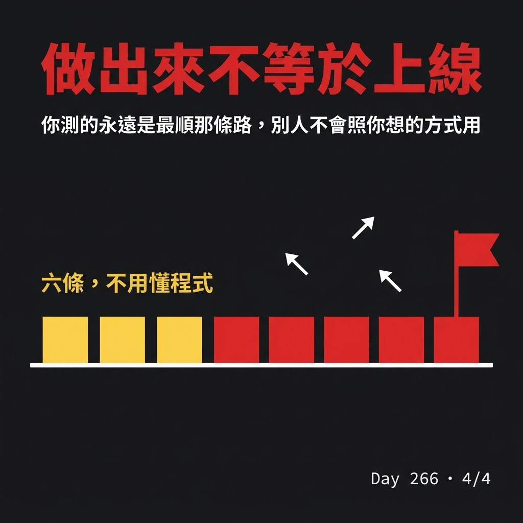 Day 266 vibe coding 常見的六個資安問題 — 投影片 4